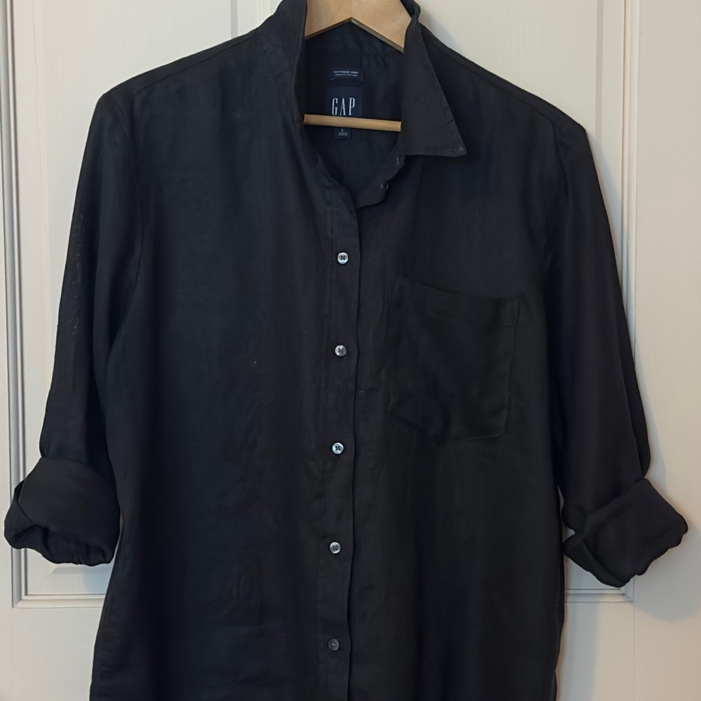 GAP Linen Boyfriend Shirt